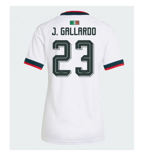 Mexiko Jesus Gallardo #23 Venkovní Dres pro Dámské MS 2026 Krátký Rukáv Mexiko Jesus Gallardo #23 Venkovní Dres pro Dámské MS 2026 Krátký Rukáv